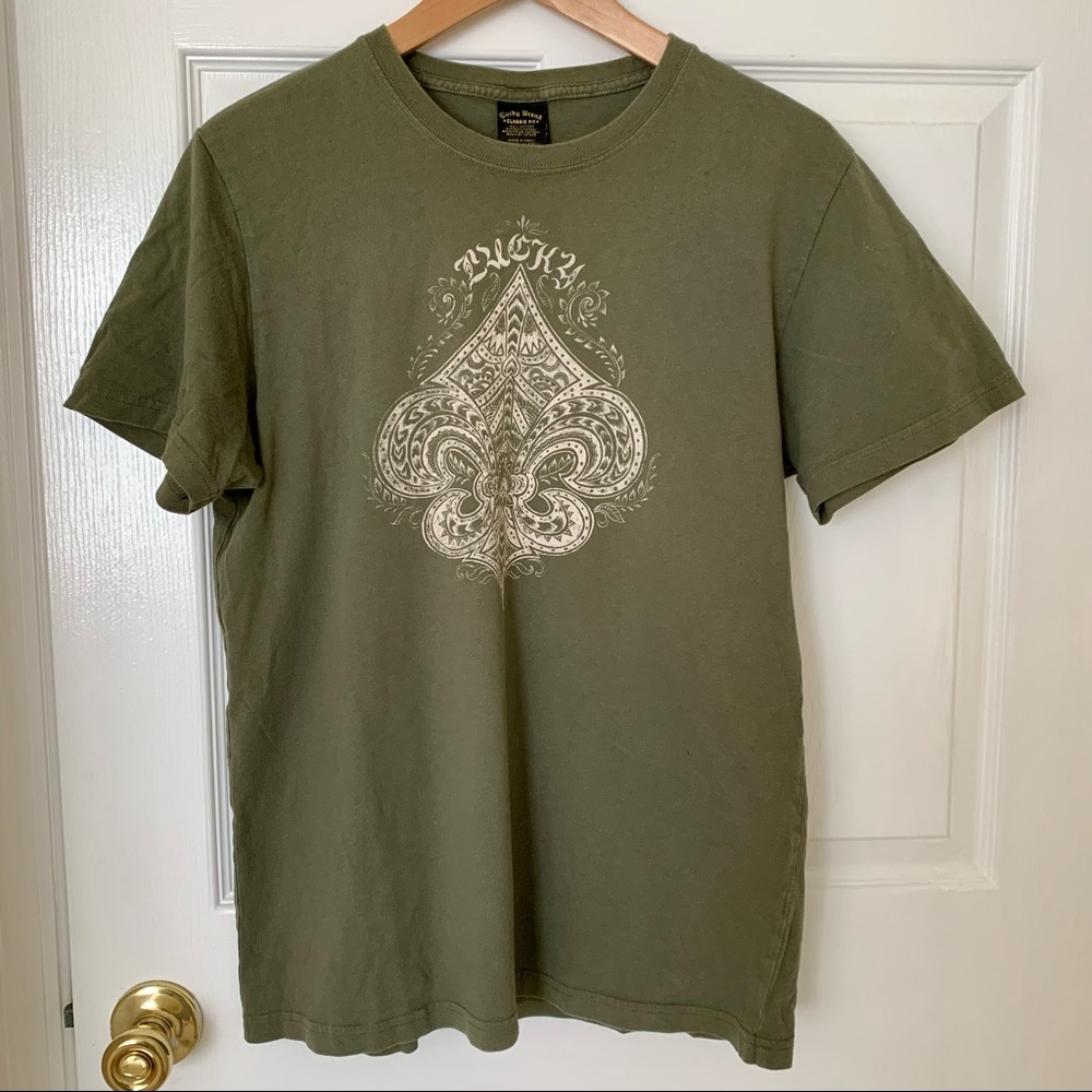 Lucky Brand Men’s Green Graphic T-shirt